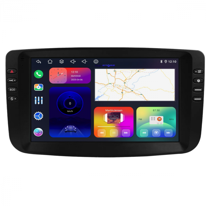 Navigatie Dedicata Fiat Linea, Punto (2012-2018),QuadCore, 9Inch, 4Gb Ram, 64Gb Stocare, Carplay [6]