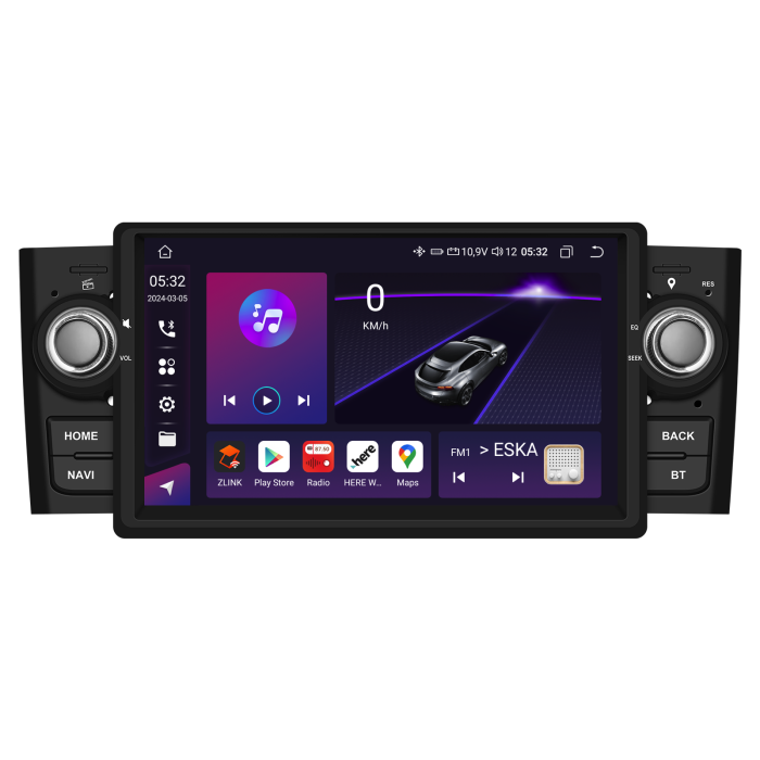 Navigatie Dedicata Fiat Punto/Linea (2005-2011), 7Inch, 2Gb Ram, 32Gb Stocare, Carplay [1]