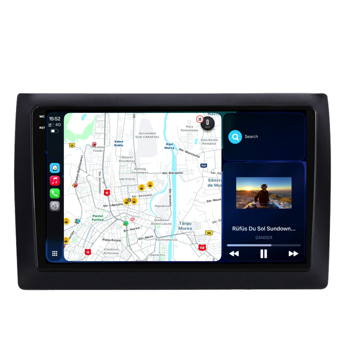 Navigatie Dedicata Fiat Stilo (2001-2011), 9Inch, 4Gb Ram, 64Gb Stocare, Carplay [2]