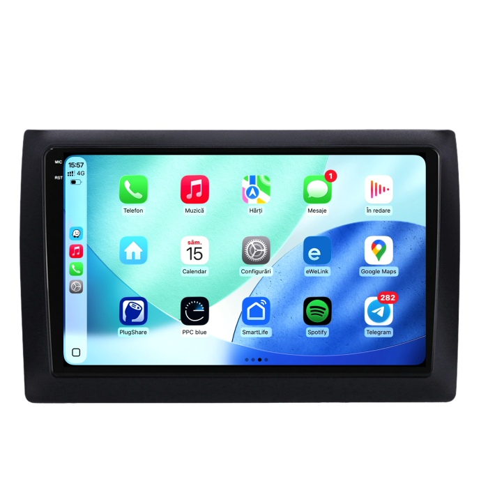 Navigatie Dedicata Fiat Stilo (2001-2011), 9Inch, 6Gb Ram, 128Gb Stocare, Carplay [4]