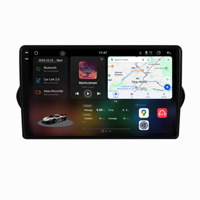 Navigatie Dedicata Fiat Tipo (2015-2021), 2K, 12Gb Ram, 256Gb Stocare, Carplay [1]