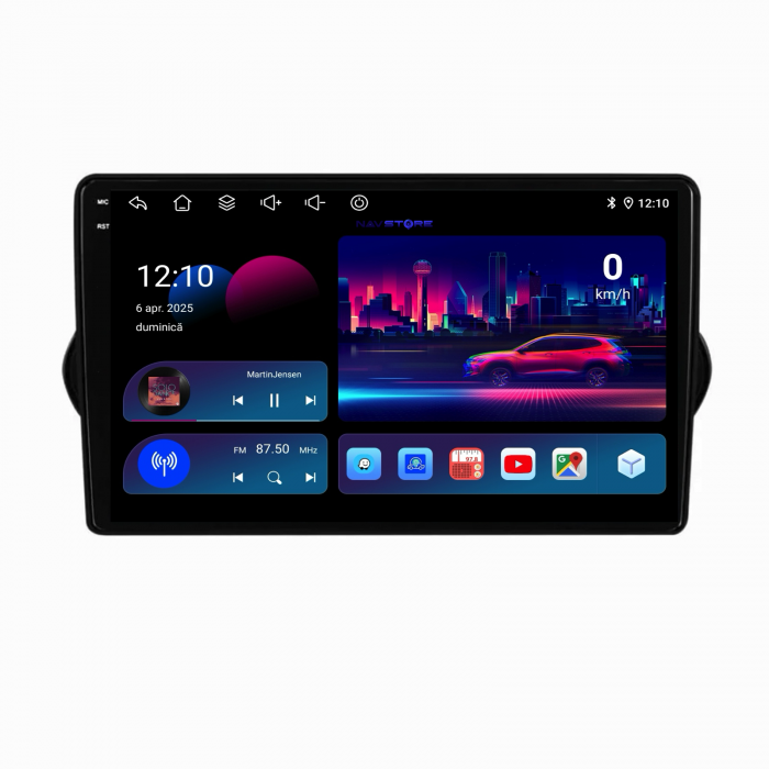 Navigatie Dedicata Fiat Tipo (2015-2021), 9Inch, 2Gb Ram, 32Gb Stocare, Carplay [4]