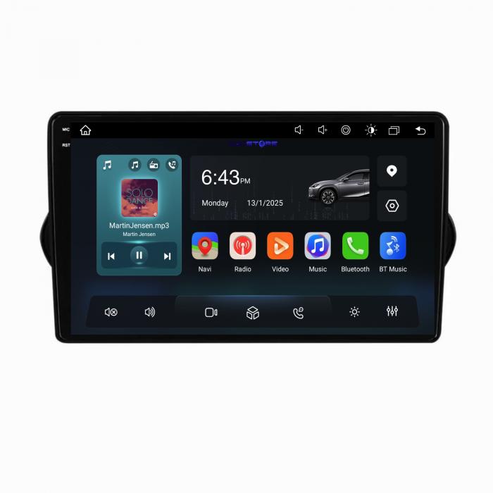 Navigatie Dedicata Fiat Tipo (2015-2021), 9Inch, 4Gb Ram, 64Gb Stocare, Carplay [5]