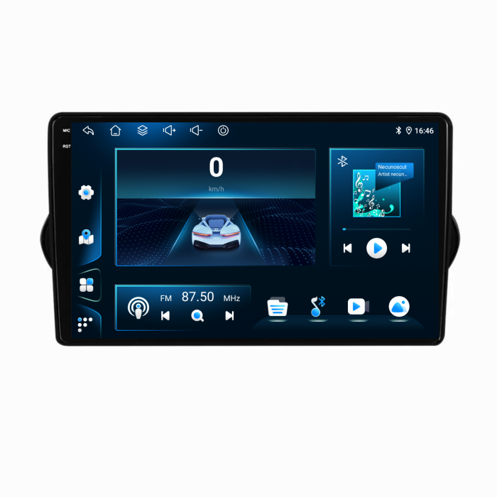 Navigatie Dedicata Fiat Tipo (2015-2021), 9Inch, 6Gb Ram, 128Gb Stocare, Carplay [7]