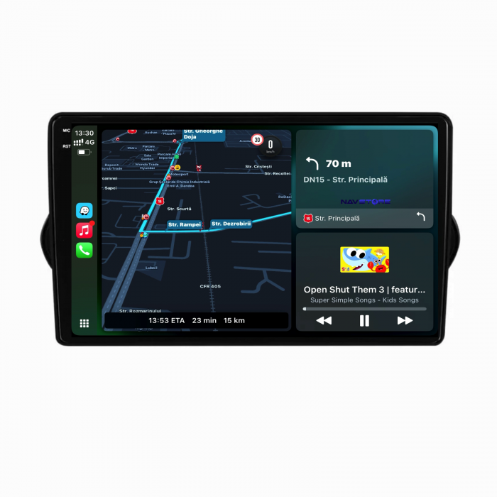 Navigatie Dedicata Fiat Tipo (2015-2021), 9Inch, 6Gb Ram, 128Gb Stocare, Carplay [2]