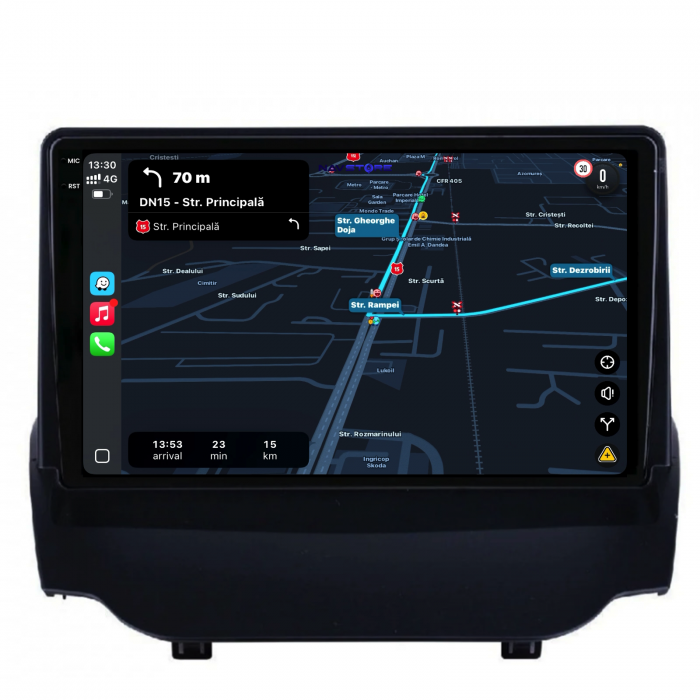 Navigatie Dedicata Ford EcoSport (2013-2016),QuadCore, 9Inch, 4Gb Ram, 64Gb Stocare, Carplay [3]