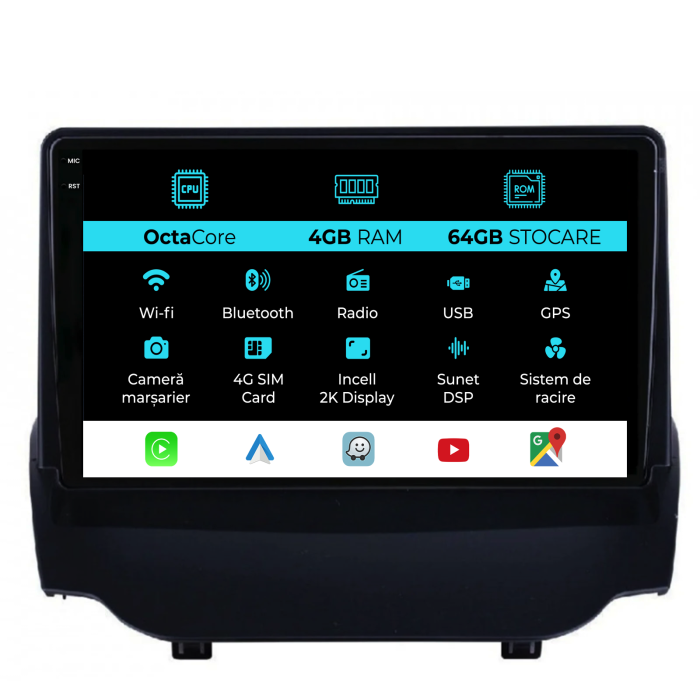 Navigatie Dedicata Ford EcoSport (2013-2016), 2K, 4Gb Ram, 64Gb Stocare, Carplay [1]