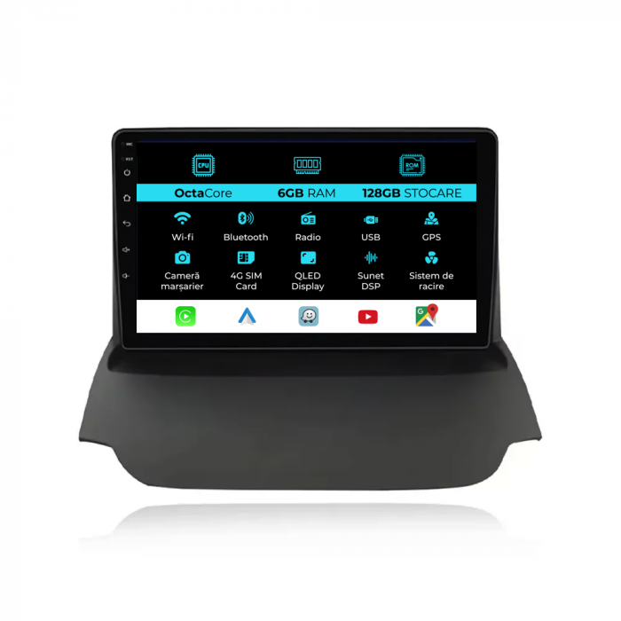 Navigatie Dedicata Ford EcoSport (2013 - 2016), 9Inch, 6Gb Ram, 128Gb Stocare, Carplay [1]