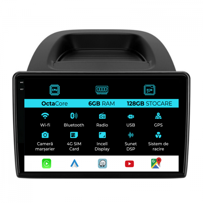 Navigatie Dedicata Ford Ecosport (2017-2025), 9Inch, 6Gb Ram, 128Gb Stocare, Carplay [1]