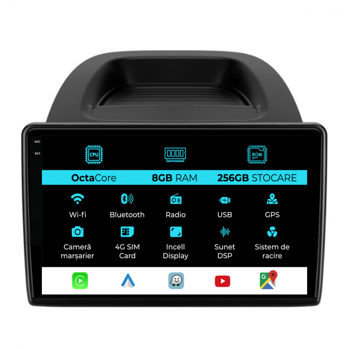 Navigatie Dedicata Ford Ecosport (2017-2025), 9Inch, 8Gb Ram, 256Gb Stocare, Carplay [1]