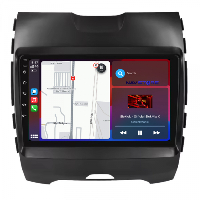 Navigatie Dedicata Ford Edge (2015 - 2021), 9Inch, 1Gb Ram, 32Gb Stocare, Carplay [3]