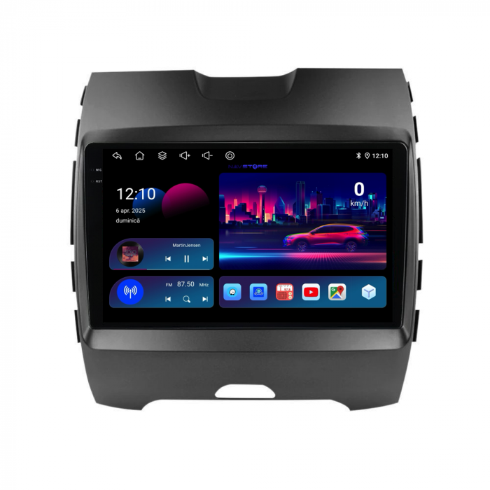 Navigatie Dedicata Ford Edge (2015-2021),QuadCore, 9Inch, 4Gb Ram, 64Gb Stocare, Carplay [4]
