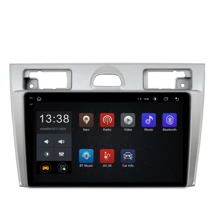 Navigatie Dedicata Ford Fiesta (2006-2011), 2K, 8Gb Ram, 256Gb Stocare, Carplay [4]