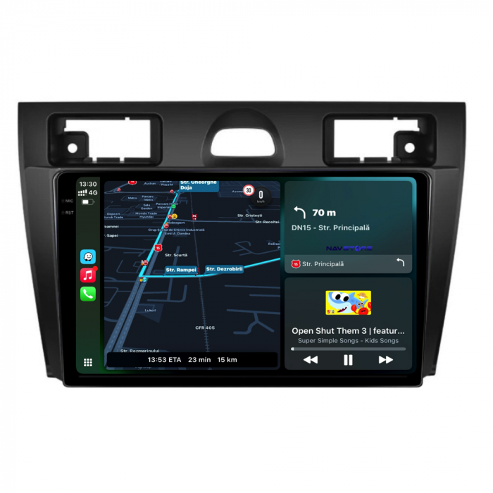 Navigatie Dedicata Ford Fiesta (2006-2011), 9Inch, 2Gb Ram, 32Gb Stocare, Carplay [2]