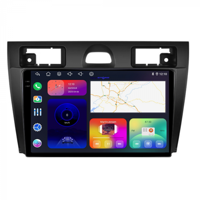 Navigatie Dedicata Ford Fiesta (2006-2011), 9Inch, 2Gb Ram, 32Gb Stocare, Carplay [5]