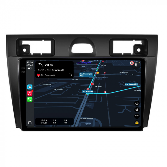 Navigatie Dedicata Ford Fiesta (2006-2011), 9Inch, 2Gb Ram, 32Gb Stocare, Carplay [3]