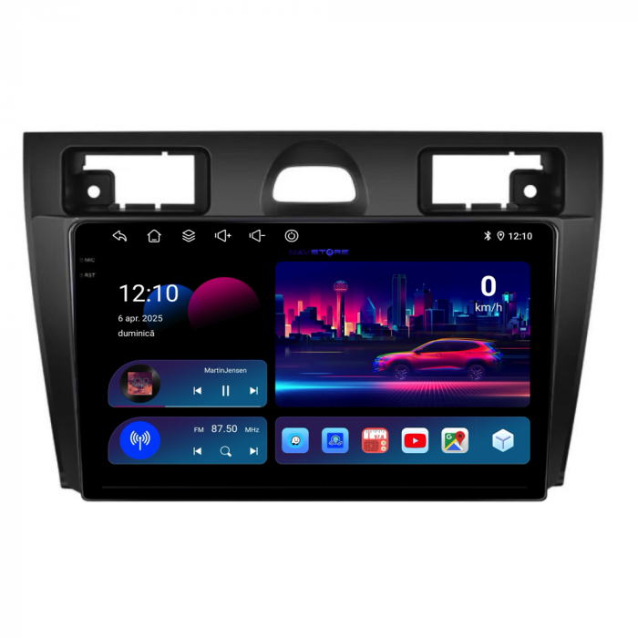 Navigatie Dedicata Ford Fiesta (2006-2011), 9Inch, 2Gb Ram, 32Gb Stocare, Carplay [4]