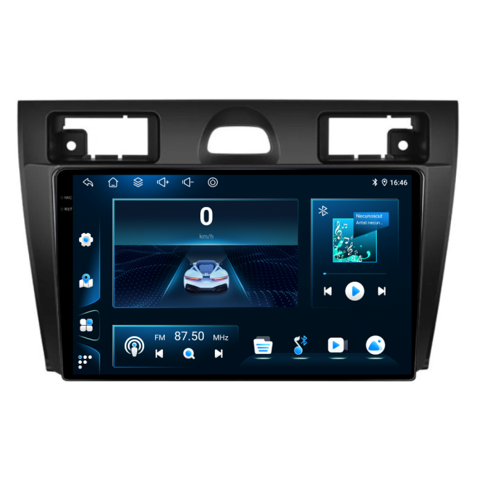 Navigatie Dedicata Ford Fiesta (2006-2011), 9Inch, 6Gb Ram, 128Gb Stocare, Carplay [7]