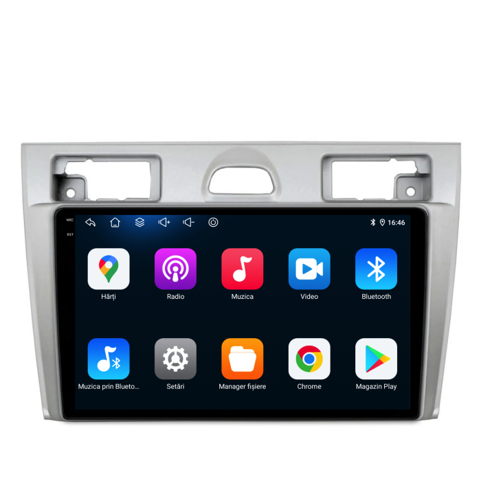 Navigatie Dedicata Ford Fiesta (2006-2011),QuadCore, 9Inch, 4Gb Ram, 64Gb Stocare, Carplay [6]