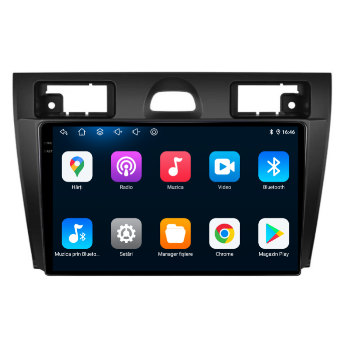 Navigatie Dedicata Ford Fiesta (2006-2011),QuadCore, 9Inch, 4Gb Ram, 64Gb Stocare, Carplay [5]