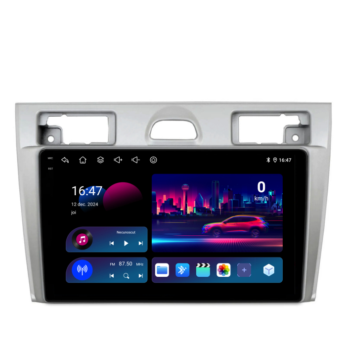 Navigatie Dedicata Ford Fiesta (2006-2011),QuadCore, 9Inch, 4Gb Ram, 64Gb Stocare, Carplay [4]