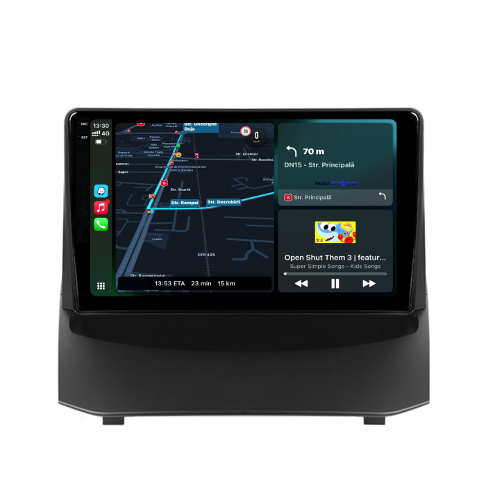 Navigatie Dedicata Ford Fiesta (2009-2017),QuadCore, 9Inch, 4Gb Ram, 64Gb Stocare, Carplay [2]