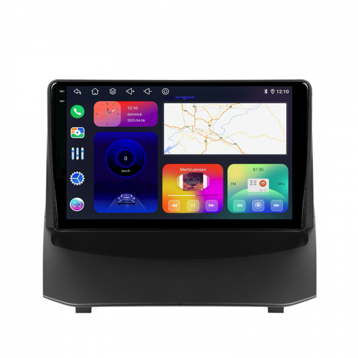 Navigatie Dedicata Ford Fiesta (2009-2017), 9Inch, 6Gb Ram, 128Gb Stocare, Carplay [5]