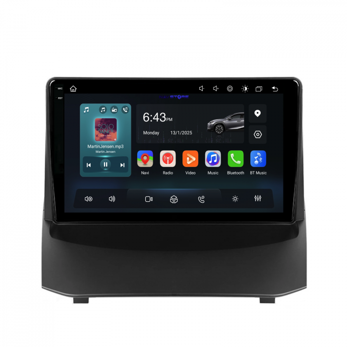 Navigatie Dedicata Ford Fiesta (2009-2017), 9Inch, 8Gb Ram, 256Gb Stocare, Carplay [4]