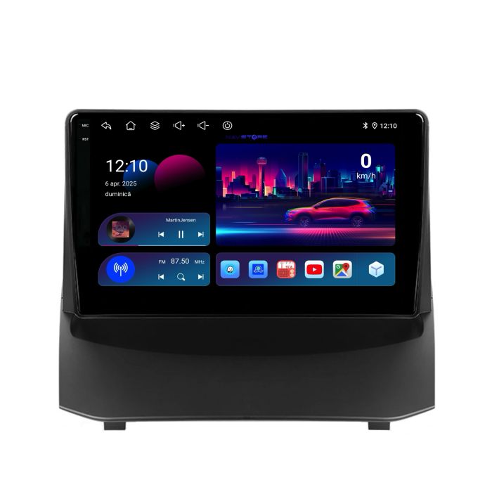 Navigatie Dedicata Ford Fiesta (2009-2017), 2K, 8Gb Ram, 256Gb Stocare, Carplay [4]