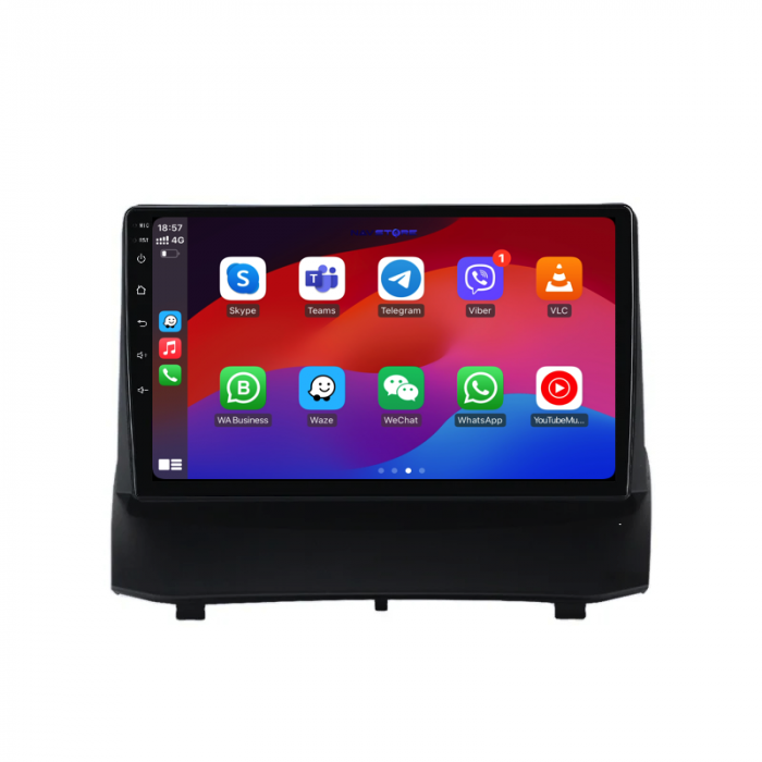 Navigatie Dedicata Ford Fiesta (2009-2017), 9Inch, 6Gb Ram, 128Gb Stocare, Carplay [4]