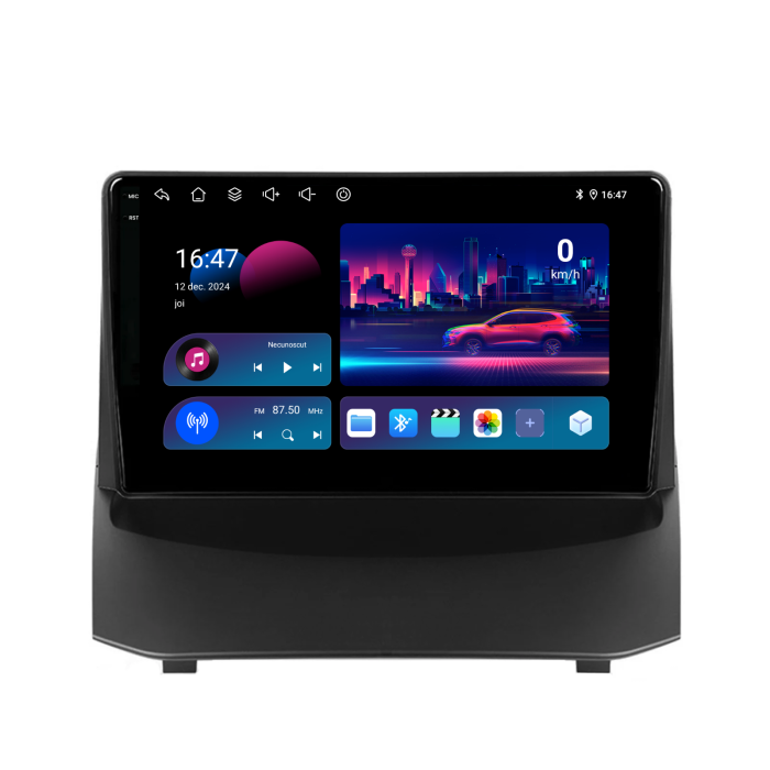 Navigatie Dedicata Ford Fiesta (2009-2017),QuadCore, 9Inch, 4Gb Ram, 64Gb Stocare, Carplay [4]