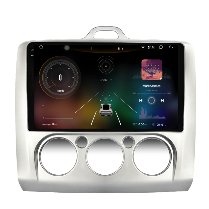 Navigatie Dedicata Ford Focus (2004-2012), 2K, 12Gb Ram, 256Gb Stocare, Carplay, Clima manuala [2]