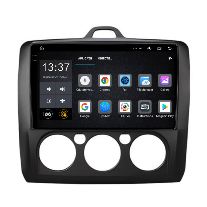 Navigatie Dedicata Ford Focus (2004-2012), 2K, 4Gb Ram, 64Gb Stocare, Carplay, Clima manuala [6]