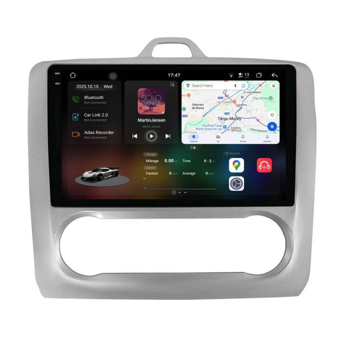 Navigatie Dedicata Ford Focus (2004-2012), 2K, 12Gb Ram, 256Gb Stocare, Carplay, Clima automata [1]