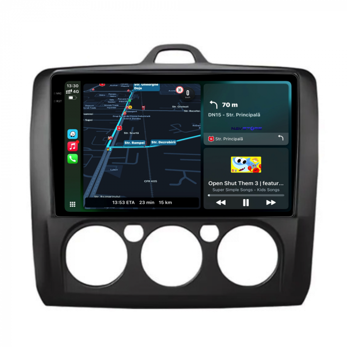 Navigatie Dedicata Ford Focus (2004-2012), 9Inch, 2Gb Ram, 32Gb Stocare, Carplay, Clima manuala [2]