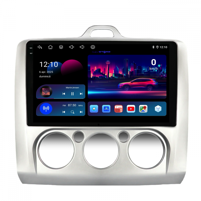 Navigatie Dedicata Ford Focus (2004-2012), 9Inch, 2Gb Ram, 32Gb Stocare, Carplay, Clima manuala [4]