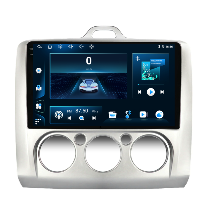 Navigatie Dedicata Ford Focus (2004-2012), 9Inch, 2Gb Ram, 32Gb Stocare, Carplay, Clima manuala [7]