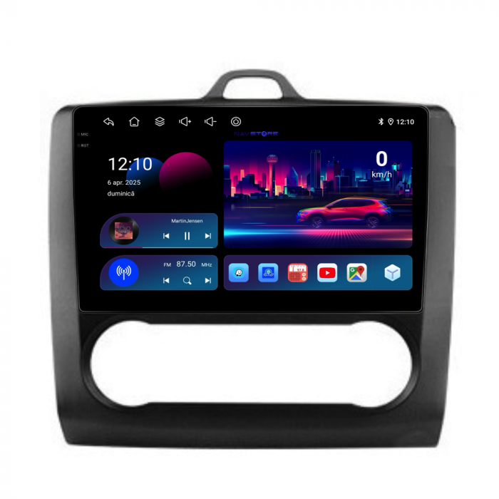 Navigatie Dedicata Ford Focus (2004-2012), 9Inch, 2Gb Ram, 32Gb Stocare, Carplay, Clima automata [4]