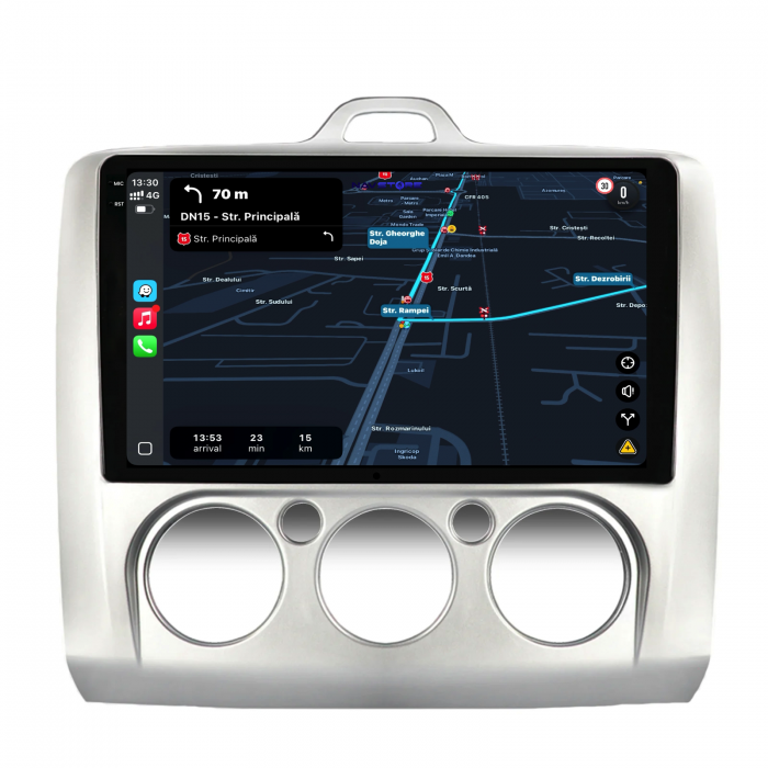 Navigatie Dedicata Ford Focus (2004-2012), 9Inch, 4Gb Ram, 64Gb Stocare, Carplay [3]