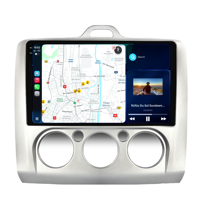 Navigatie Dedicata Ford Focus (2004-2012), 9Inch, 4Gb Ram, 64Gb Stocare, Carplay [2]