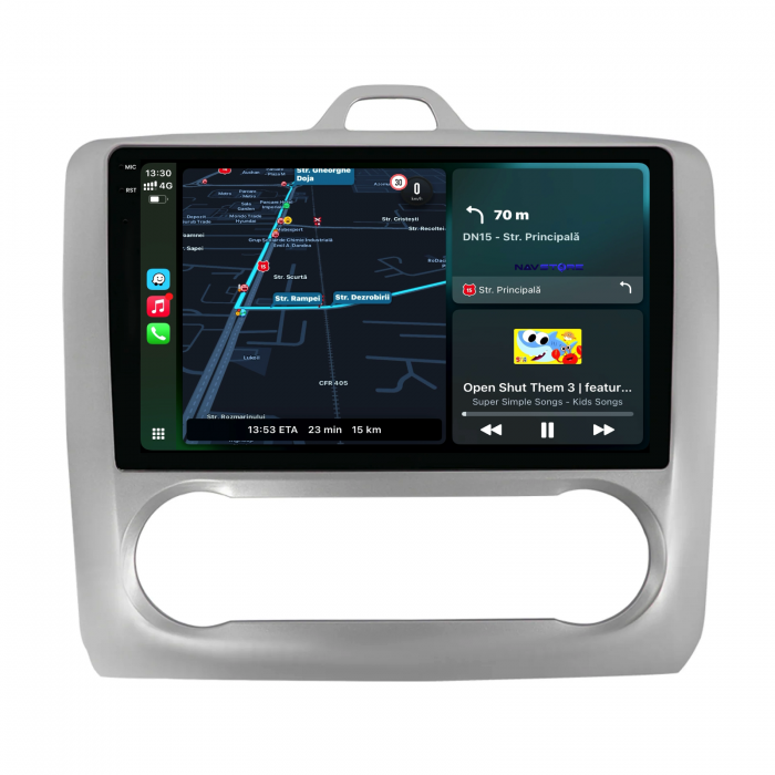 Navigatie Dedicata Ford Focus (2004-2012),QuadCore, 9Inch, 4Gb Ram, 64Gb Stocare, Carplay, Clima automata [2]