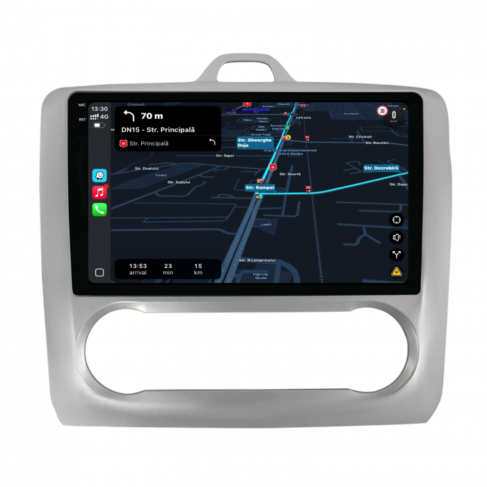 Navigatie Dedicata Ford Focus (2004-2012), 9Inch, 4Gb Ram, 64Gb Stocare, Carplay, Clima automata [3]