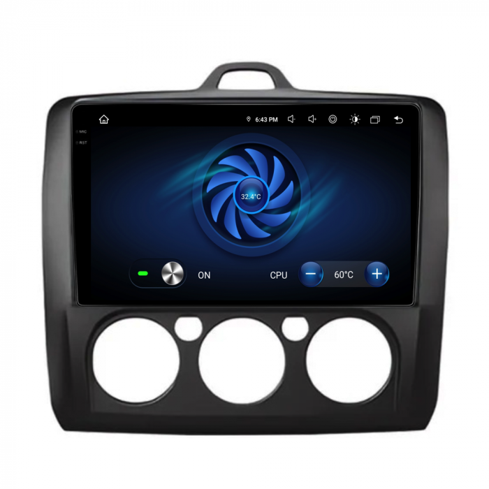Navigatie Dedicata Ford Focus (2004-2012), 9Inch, 6Gb Ram, 128Gb Stocare, Carplay, Clima manuala [7]