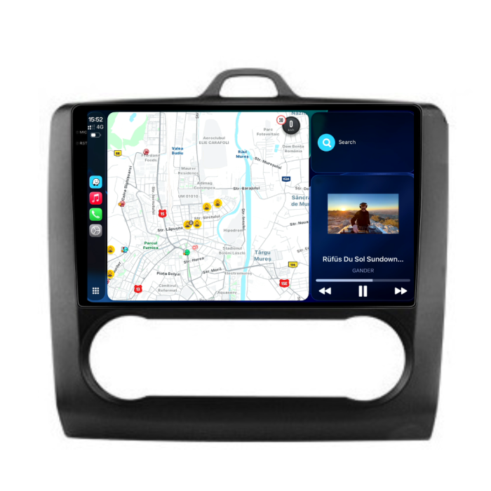 Navigatie Dedicata Ford Focus (2004-2012), 9Inch, 6Gb Ram, 128Gb Stocare, Carplay, Clima automata [2]
