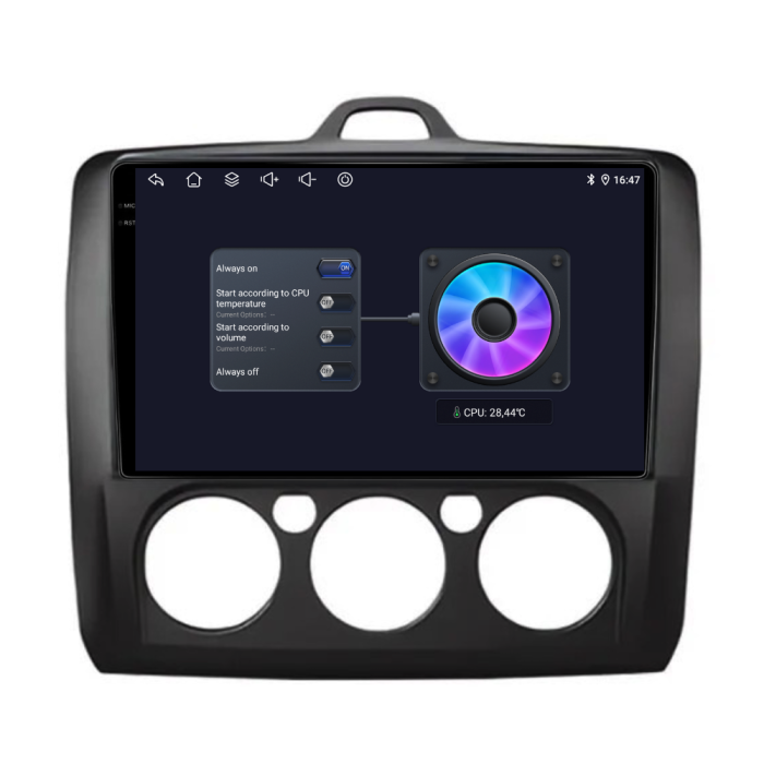 Navigatie Dedicata Ford Focus (2004-2012), 9Inch, 6Gb Ram, 128Gb Stocare, Carplay, Clima manuala [8]