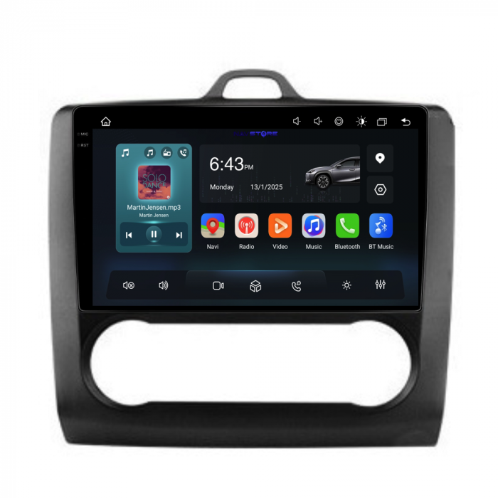 Navigatie Dedicata Ford Focus (2004-2012), 9Inch, 6Gb Ram, 128Gb Stocare, Carplay, Clima automata [5]