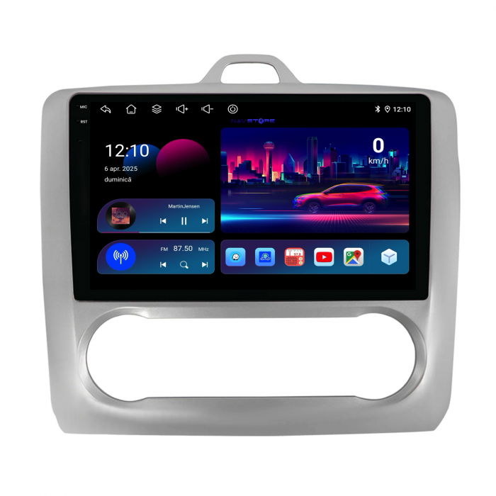 Navigatie Dedicata Ford Focus (2004-2012), 9Inch, 6Gb Ram, 128Gb Stocare, Carplay, Clima automata [4]