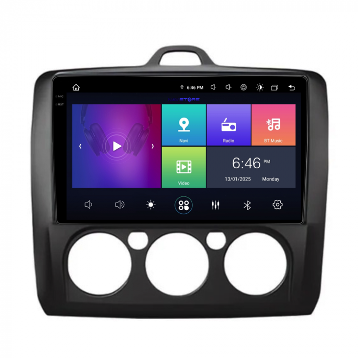 Navigatie Dedicata Ford Focus (2004-2012), 9Inch, 8Gb Ram, 256Gb Stocare, Carplay, Clima manuala [7]