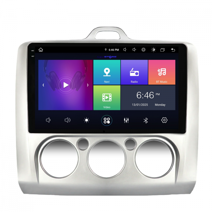 Navigatie Dedicata Ford Focus (2004-2012), 9Inch, 8Gb Ram, 256Gb Stocare, Carplay, Clima manuala [5]