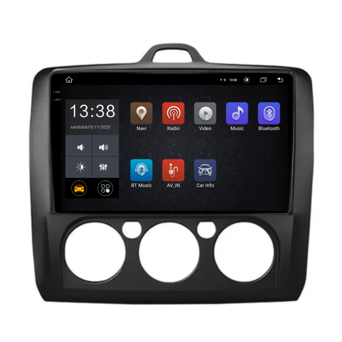 Navigatie Dedicata Ford Focus (2004-2012), 9Inch, 8Gb Ram, 256Gb Stocare, Carplay, Clima manuala [4]